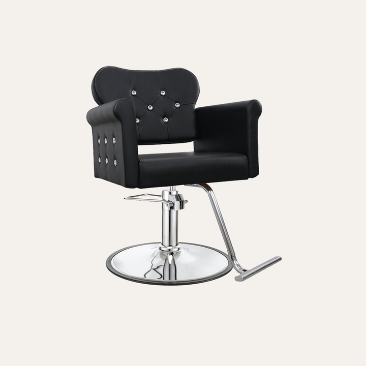 Keller International Glam Ii Salon Chair Black / G2 / Chrome DSP-KEL-APCHR-K1168C-T-BLACK