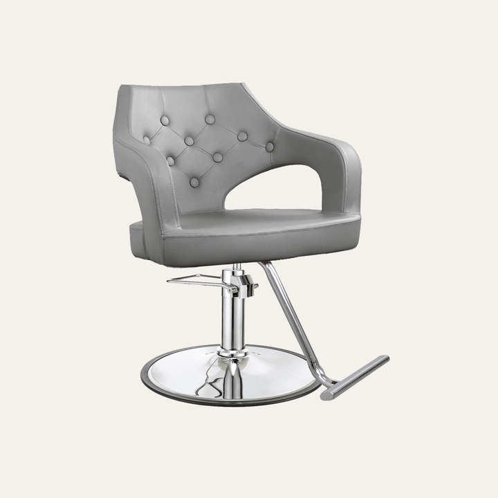 Keller International Glitz Salon Chair Grey / G2 / Chrome DSP-KEL-APCHR-K1167-T-GREY