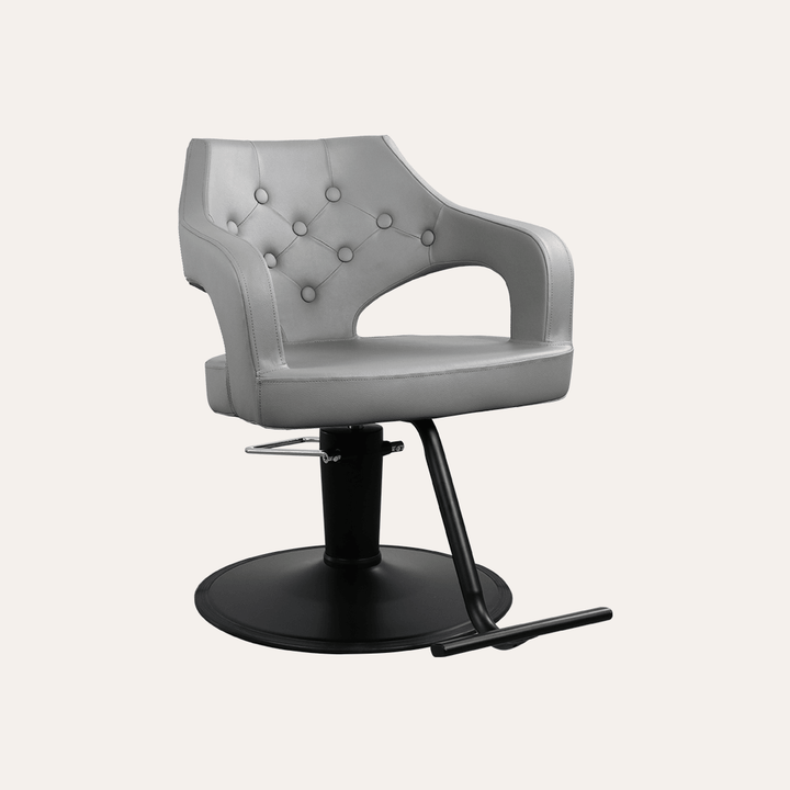 Keller International Glitz Salon Chair Grey / Black / Black +$19 DSP-KEL-APCHR-K1167-T-GREY