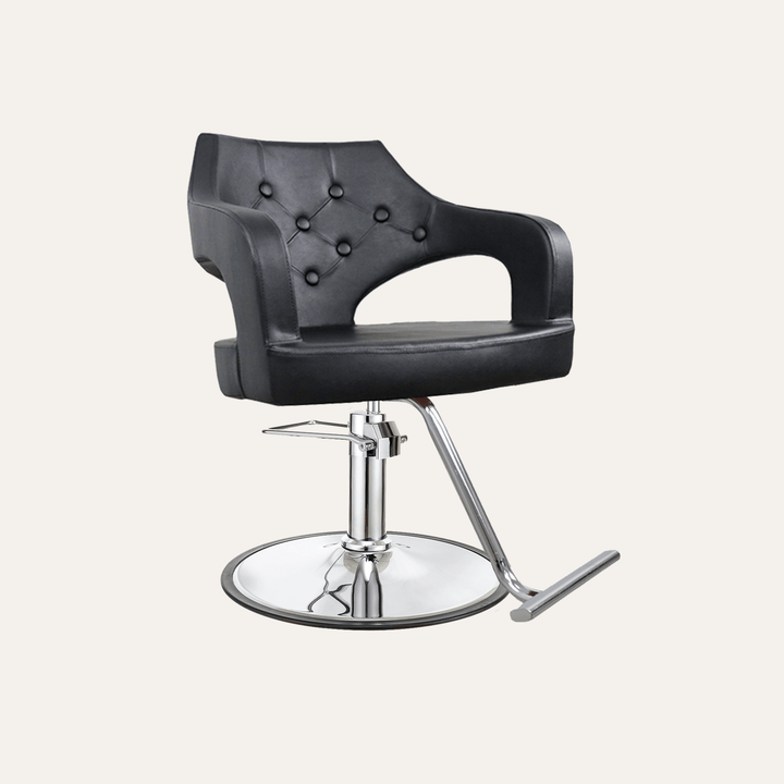 Keller International Glitz Salon Chair Black / G2 / Chrome DSP-KEL-APCHR-K1167-T-BLACK