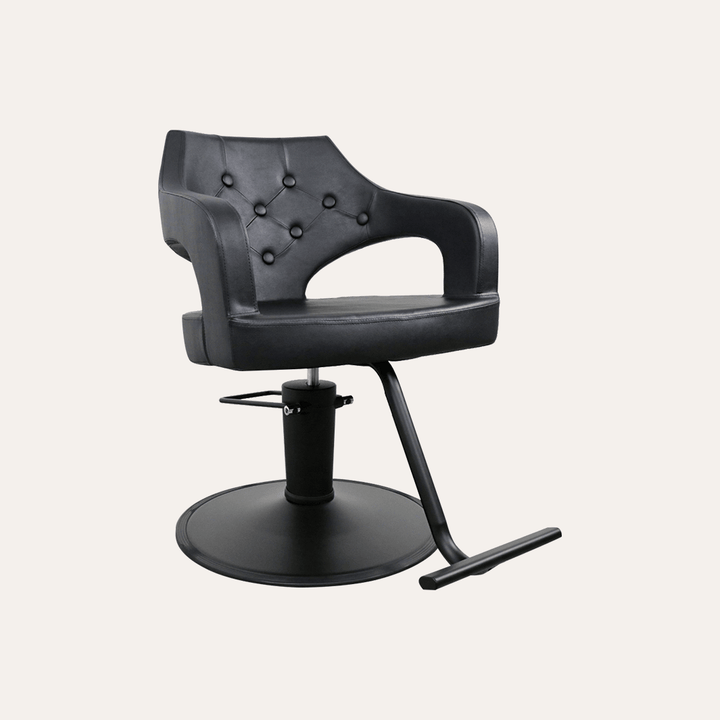 Keller International Glitz Salon Chair Black / Black / Black +$19 DSP-KEL-APCHR-K1167-T-BLACK