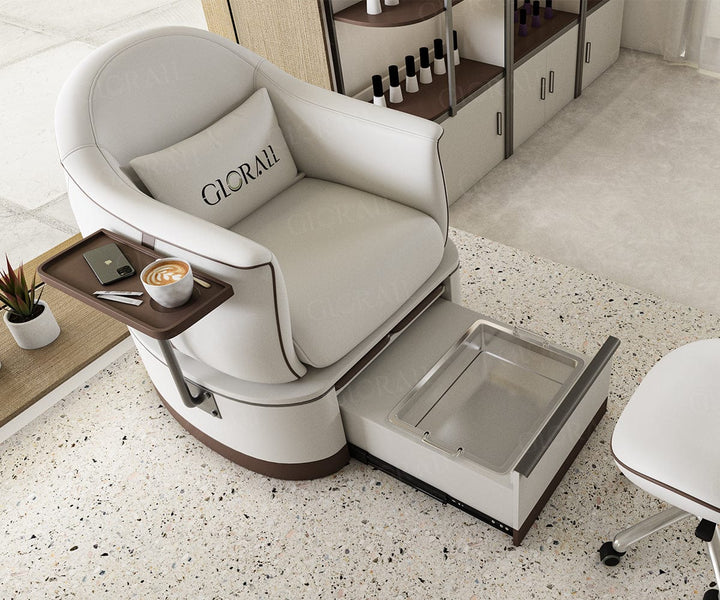 Yoocell YOOCELL Non-Plumbing Pedicure Chair TR1001 FF-YCL-NPSPA-TR1001-WHBR