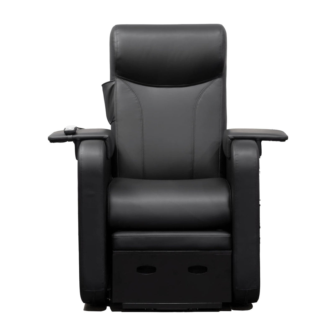 Mayakoba PediPlush Lounge Non-Plumbing Pedicure Chair HZH-NPSPA-1011-BLK