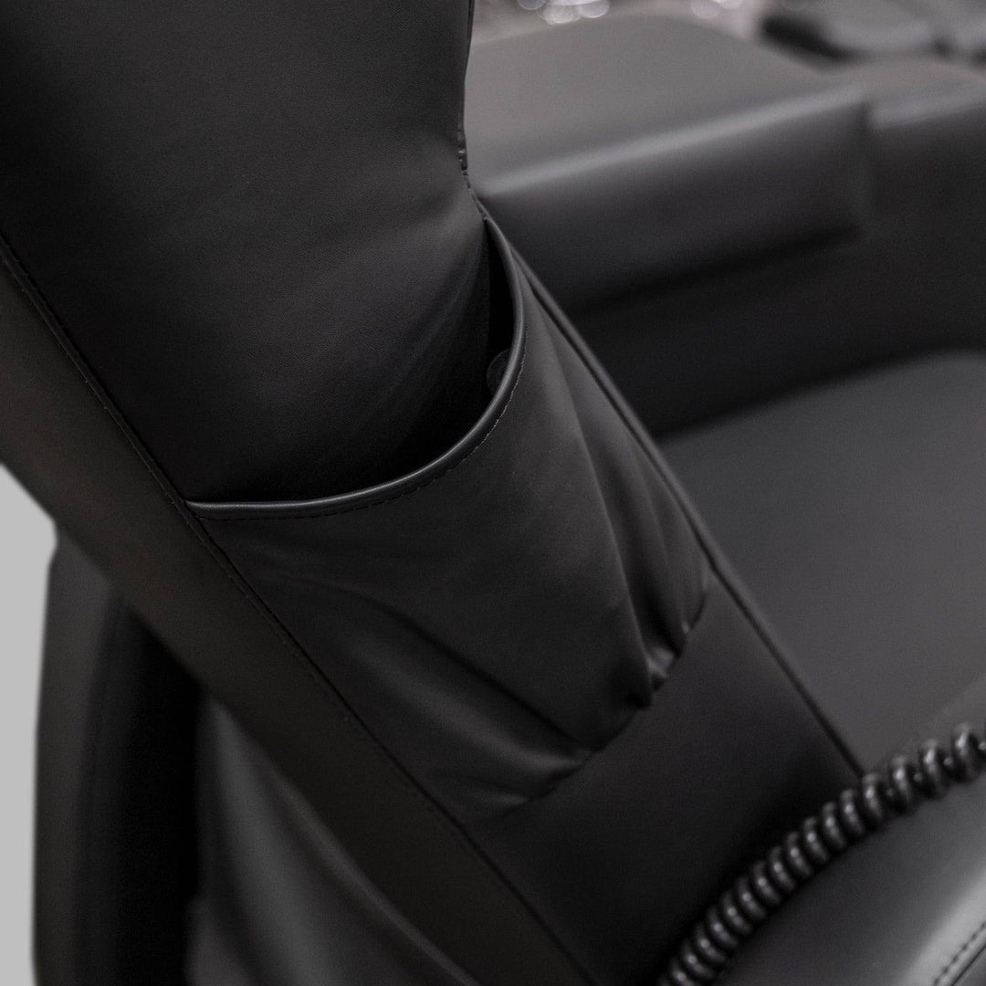Mayakoba PediPlush Lounge Non-Plumbing Pedicure Chair HZH-NPSPA-1011-BLK