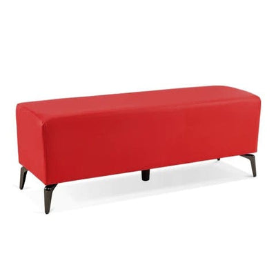 Brooks Salon Furnishing Harrison Salon Reception Bench / Lobby Chairs Red FF-BBP-WTCHR-W704-RED