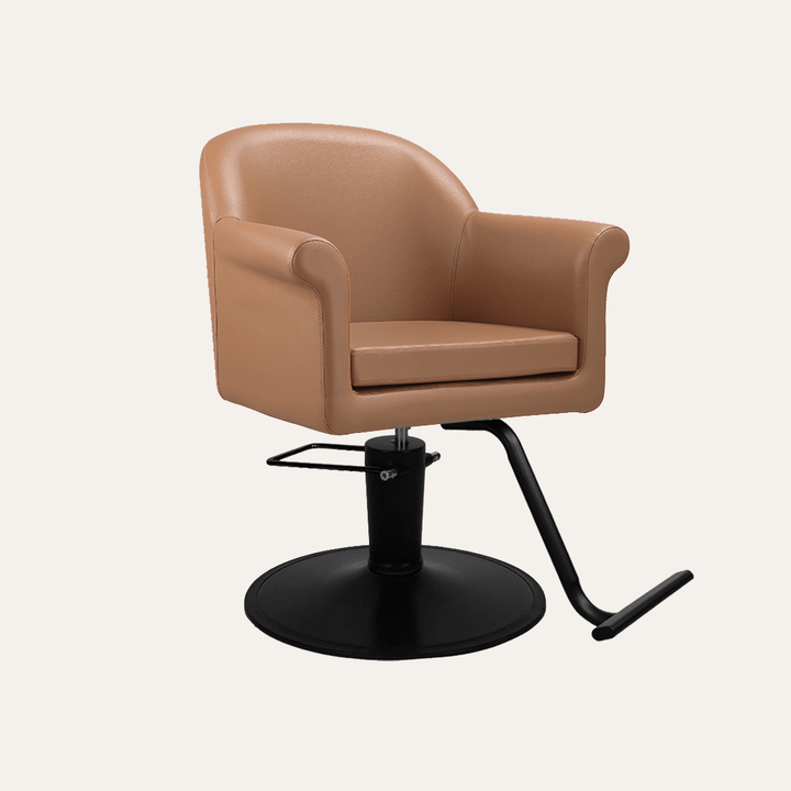 Keller International Hudson Salon Chair Cappuccino / Black / Black +$19 DSP-KEL-APCHR-K1127-T-CAPPUCCINO