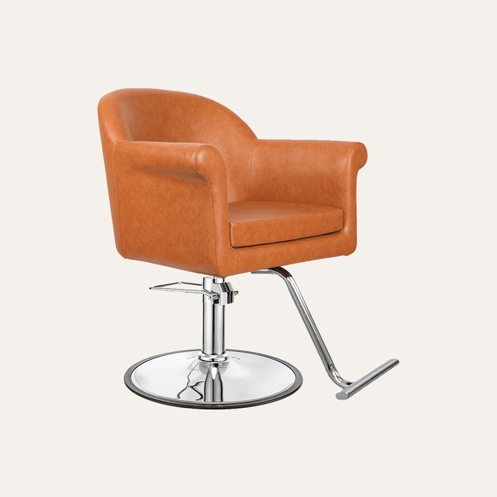 Keller International Hudson Salon Chair Camel / G2 / Chrome DSP-KEL-APCHR-K1127-T-CAMEL