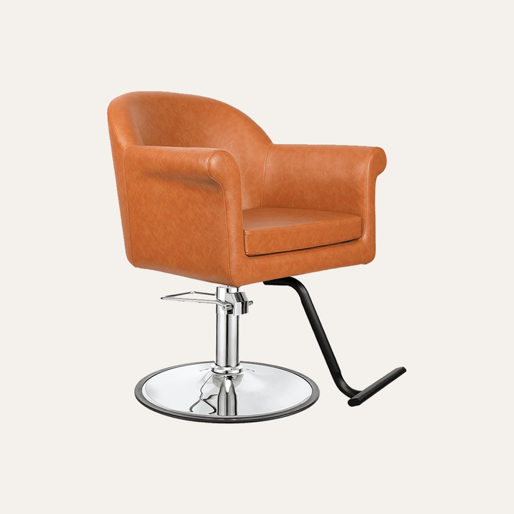 Keller International Hudson Salon Chair Camel / G2 / Black +$19 DSP-KEL-APCHR-K1127-T-CAMEL