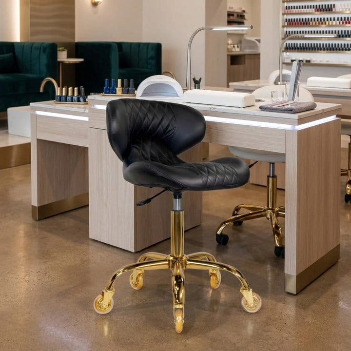 Mayakoba HUGO Salon Pedicure Stool & Manicure Chair For Nail Technician