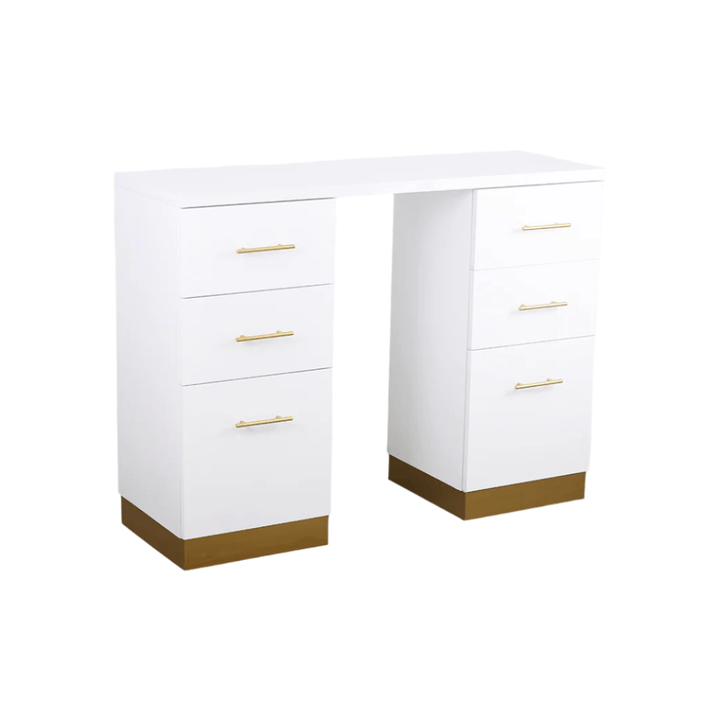 Keller International Taylor Styling Station White / No Mirror DSP-KEL-SYSTL-K7666A-TOP-LG-WHITE0