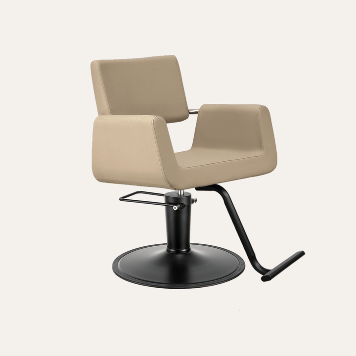 Keller International Illusion Salon Chair Cashmere / Black / Black +$19 DSP-KEL-APCHR-K1139-T-CASHMERE