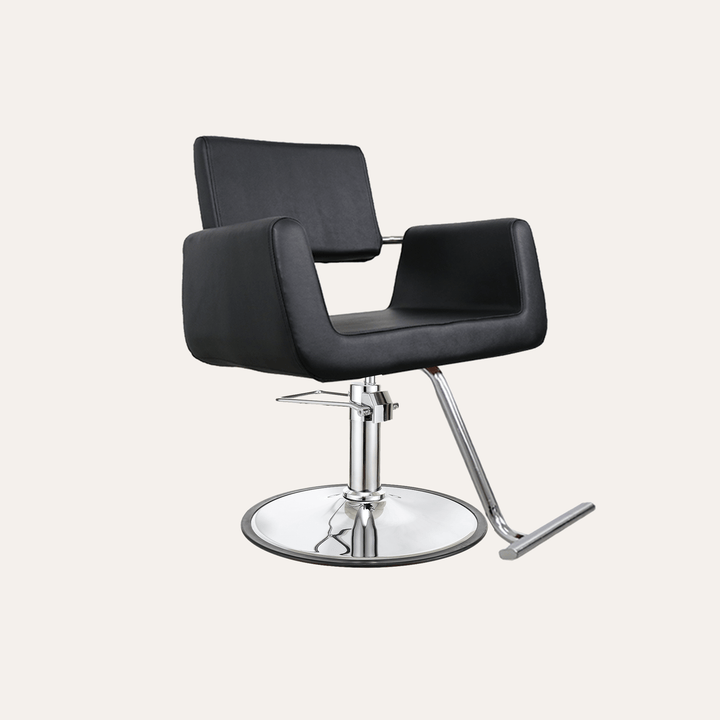 Keller International Illusion Salon Chair Black / G2 / Chrome DSP-KEL-APCHR-K1139-T-BLACK
