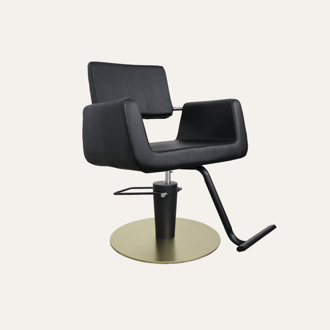 Keller International Illusion Salon Chair Black / Gold +$19 *Special Care Instructions* / Black +$19 DSP-KEL-APCHR-K1139-T-BLACK