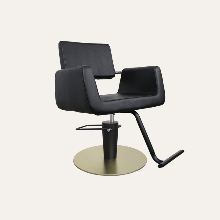 Keller International Illusion Salon Chair Black / Gold +$19 *Special Care Instructions* / Black +$19 DSP-KEL-APCHR-K1139-T-BLACK