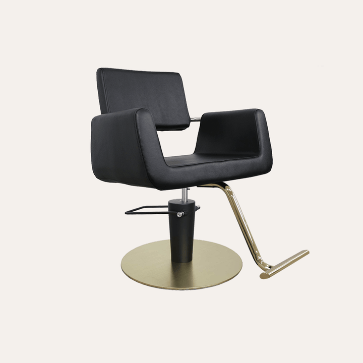 Keller International Illusion Salon Chair Black / Gold +$19 *Special Care Instructions* / Gold +$29 DSP-KEL-APCHR-K1139-T-BLACK