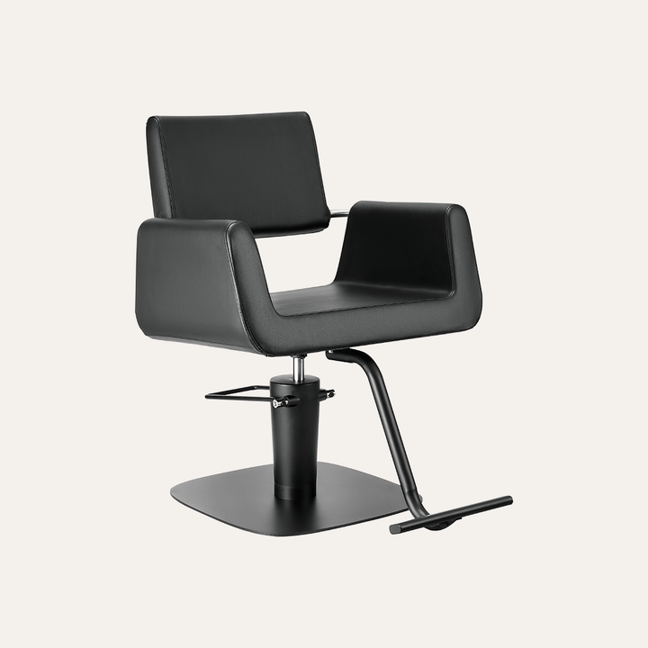 Keller International Illusion Salon Chair Black / Square Black+$19 / Black +$19 DSP-KEL-APCHR-K1139-T-BLACK