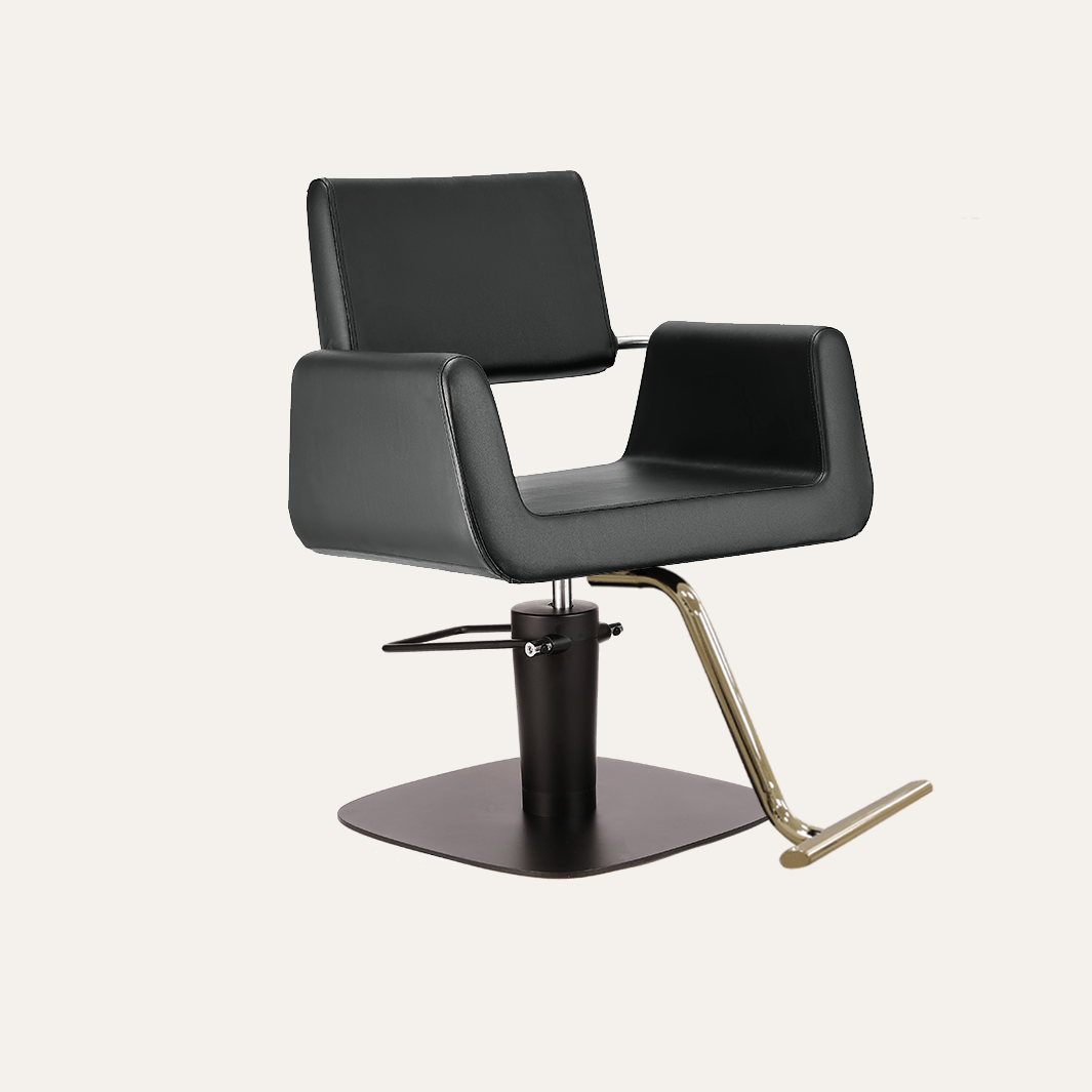 Keller International Illusion Salon Chair Black / Square Black+$19 / Gold +$29 DSP-KEL-APCHR-K1139-T-BLACK