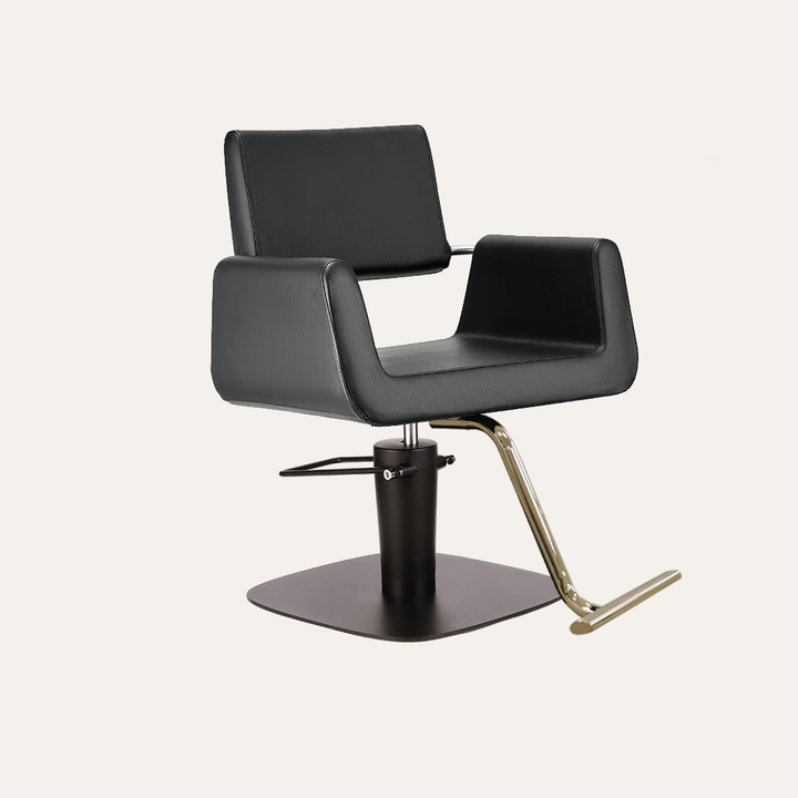 Keller International Illusion Salon Chair Black / Square Black+$19 / Gold +$29 DSP-KEL-APCHR-K1139-T-BLACK