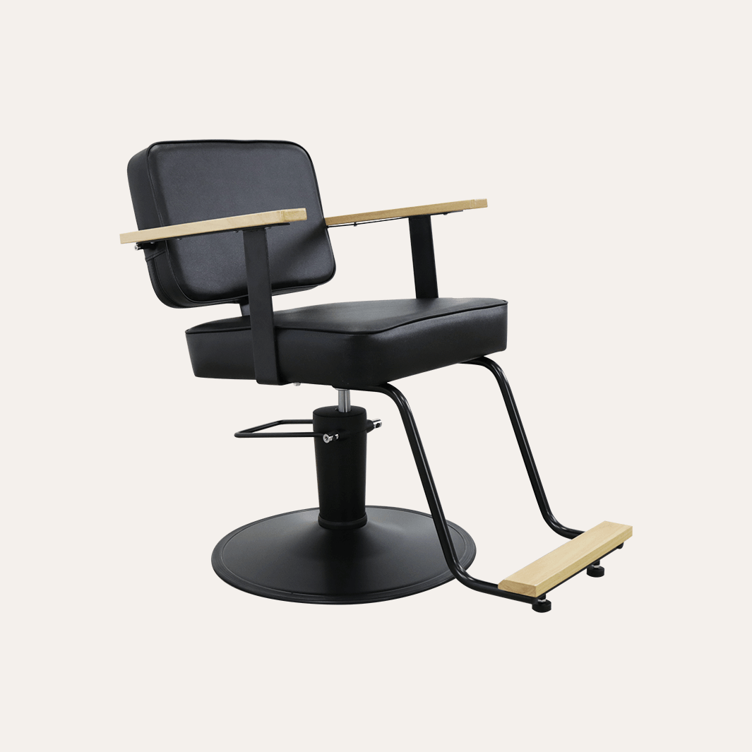 Keller International Hazel Salon Chair Black / Black DSP-KEL-APCHR-K1123-T-BLACK