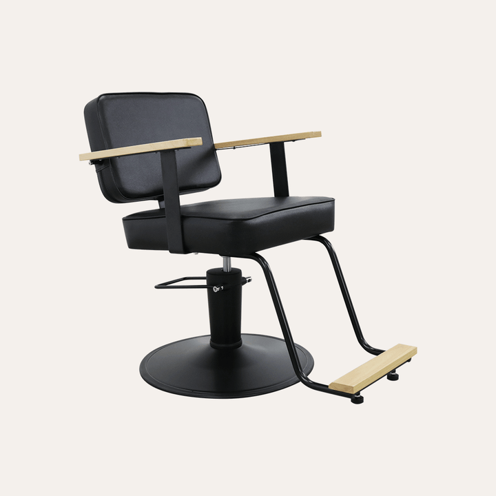 Keller International Hazel Salon Chair Black / Black DSP-KEL-APCHR-K1123-T-BLACK