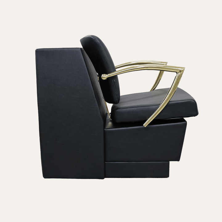 Keller International Manhattan Gold Dryer Chair DSP-KEL-DRY-K1311-BLACK-GOLD