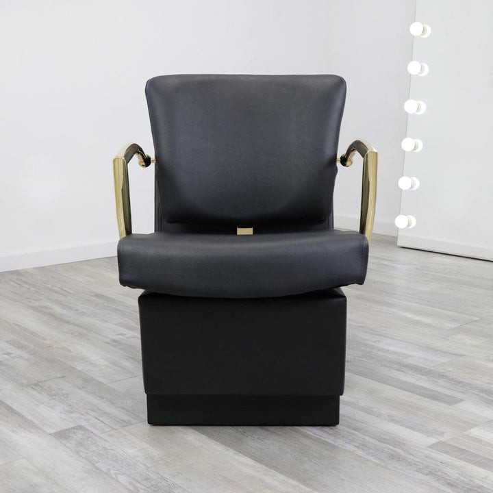 Keller International Manhattan Gold Dryer Chair DSP-KEL-DRY-K1311-BLACK-GOLD