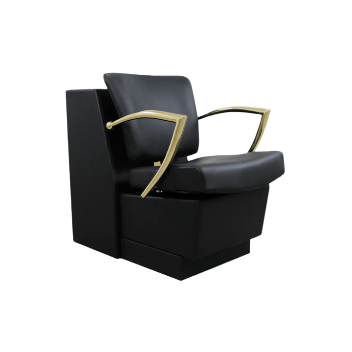 Keller International Manhattan Gold Dryer Chair DSP-KEL-DRY-K1311-BLACK-GOLD