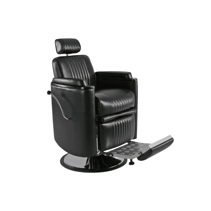 Keller International Barrel Barber Chair NG1 Standard Base / Black DSP-KEL-BBCHR-K2097-BLACK