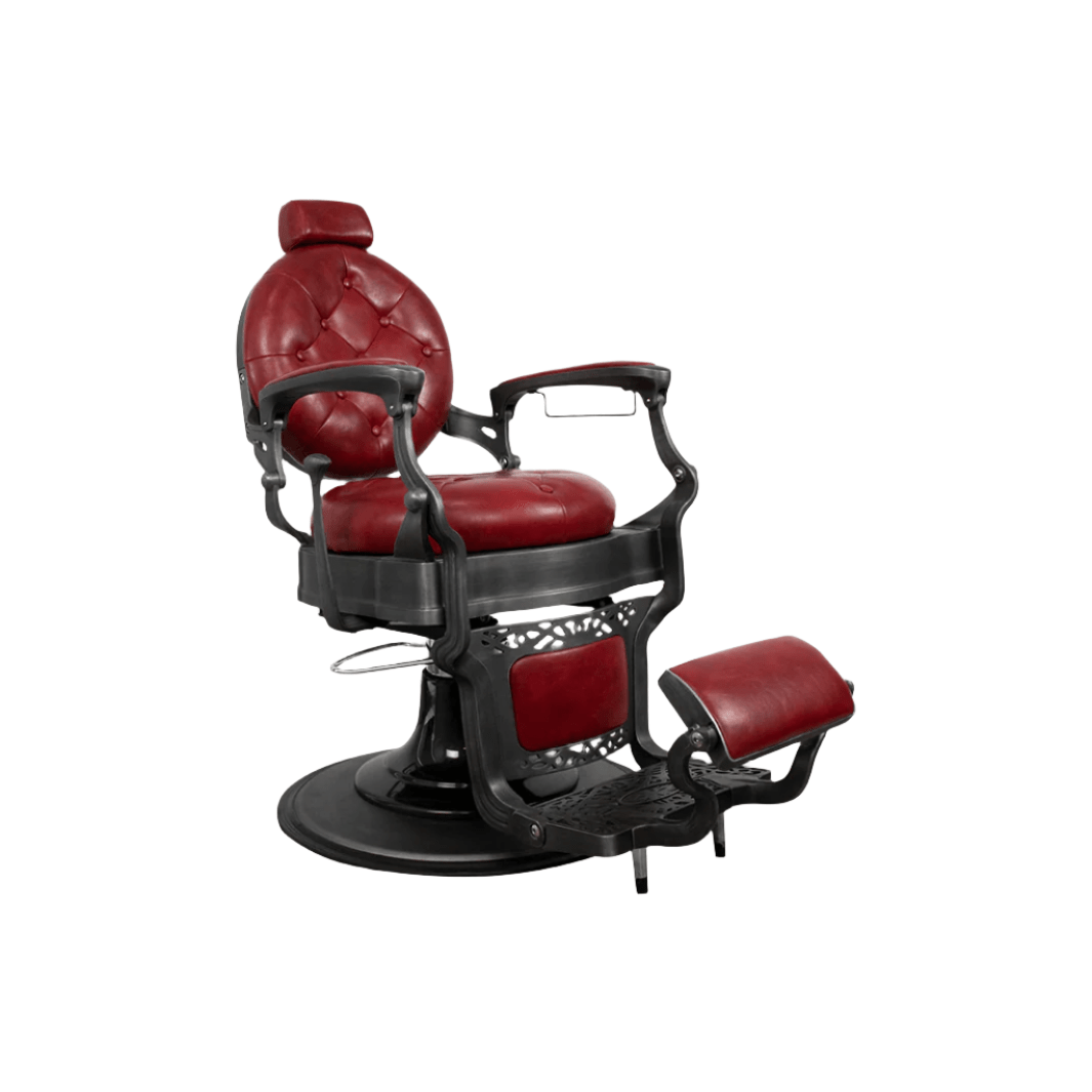 Keller International Dynasty Barber Chair Red DSP-KEL-BBCHR-K2399-RED