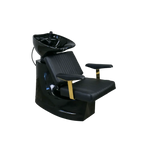 Keller International Athena Shampoo Bowl And Chair Black DSP-KEL-BWSH-K4058-BLACK