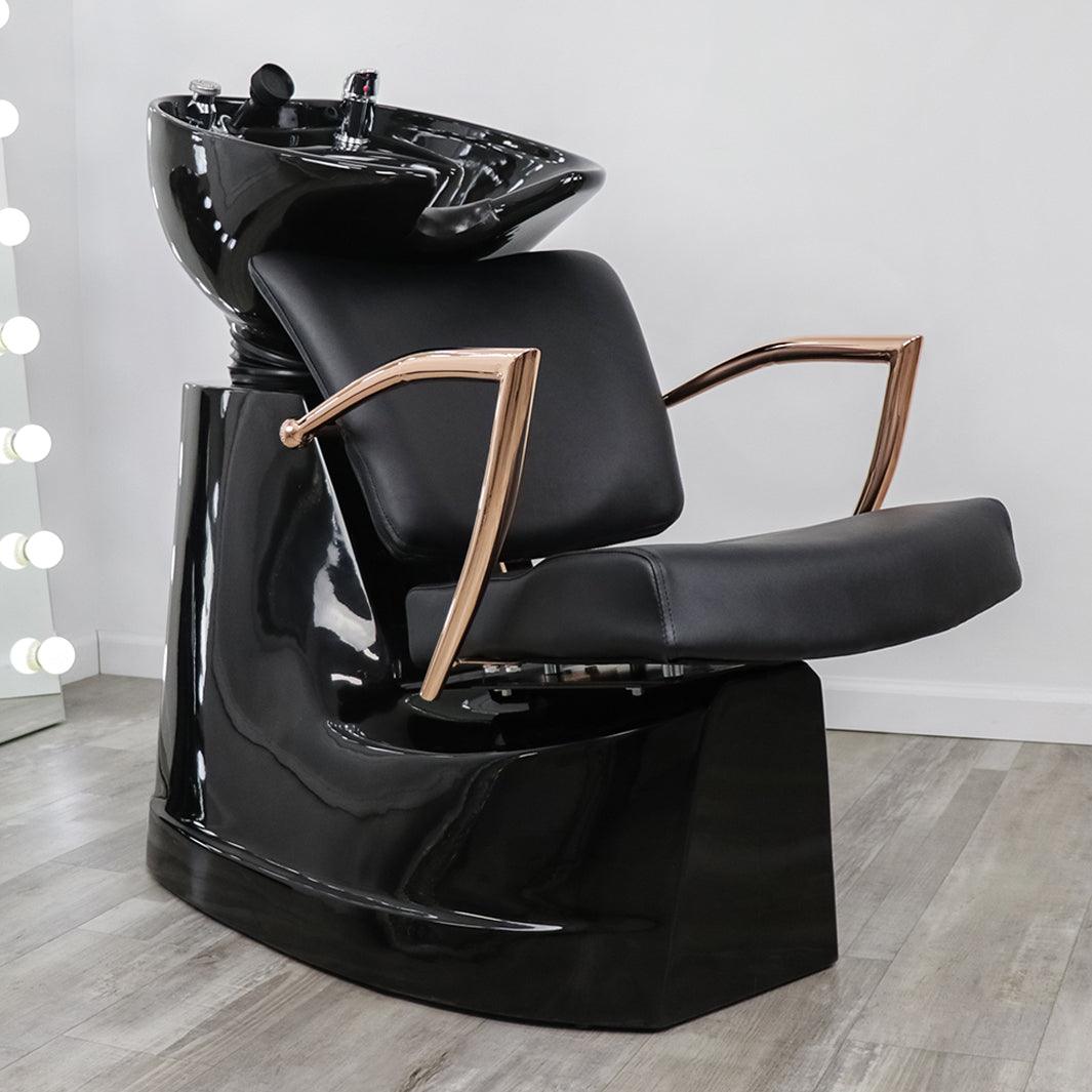Keller International Manhattan Rose Gold Shampoo Bowl And Chair