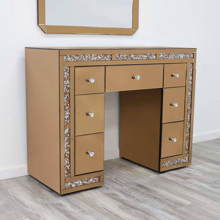 Keller International Rose Gold Nova Salon Station and Mirror