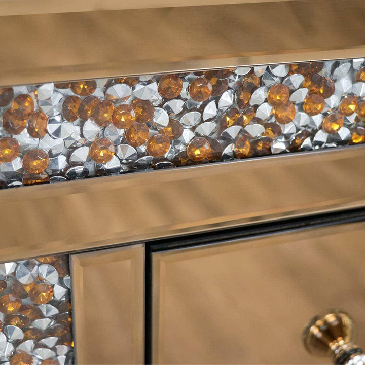 Keller International Rose Gold Nova Salon Station and Mirror