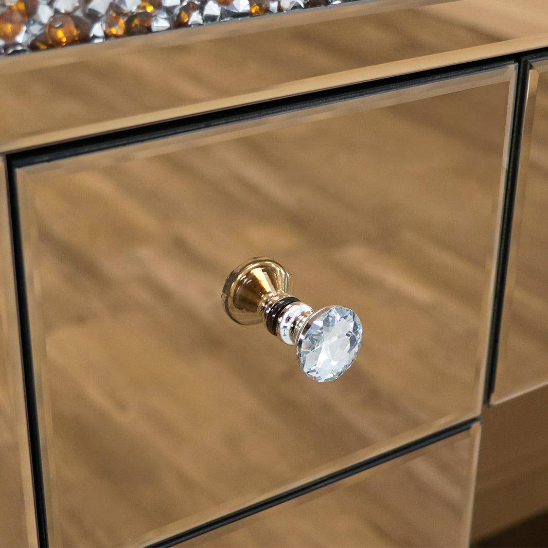 Keller International Rose Gold Nova Salon Station and Mirror