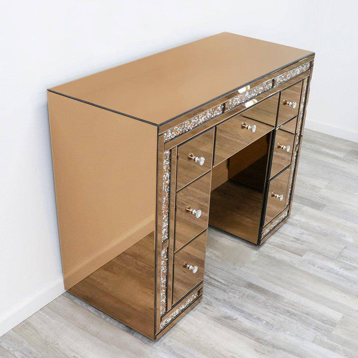 Keller International Rose Gold Nova Salon Station and Mirror
