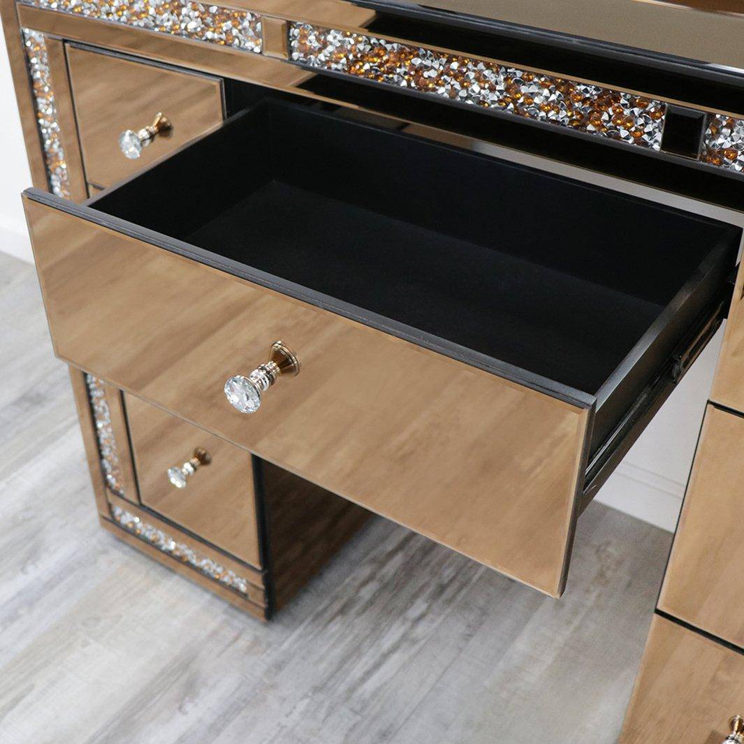 Keller International Rose Gold Nova Salon Station and Mirror