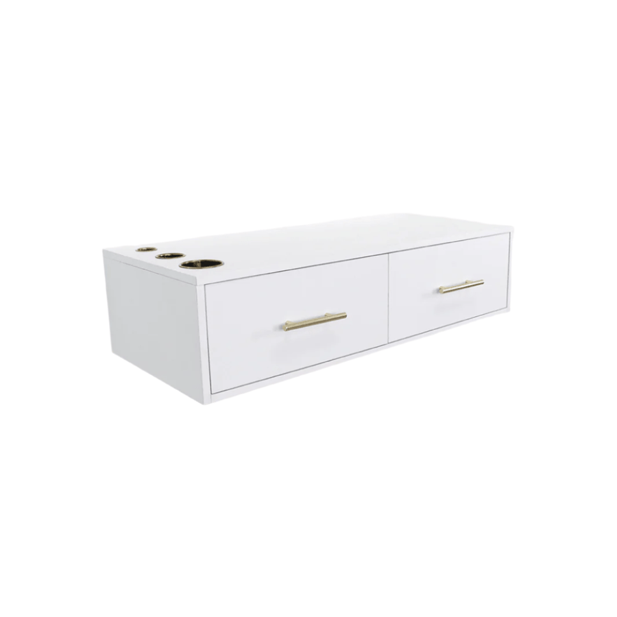 Keller International Broadway Economic Styling Station White DSP-KEL-SYSTL-K7740-WHITE