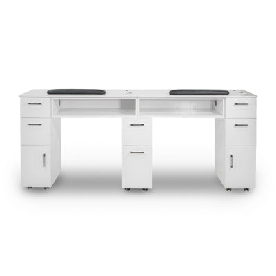 Mayakoba Drexel Tufted Double Manicure Table