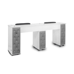 Mesa de manicura doble capitoné Drexel
