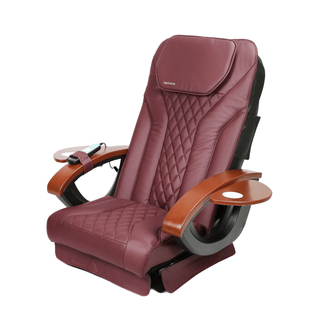 Mayakoba Shiatsulogic Pedicure Massage Chair Cushion Cover Set - EX (cover set only, w/o chair) Burgundy EX KAN-TCHRCVR-20-V-BG