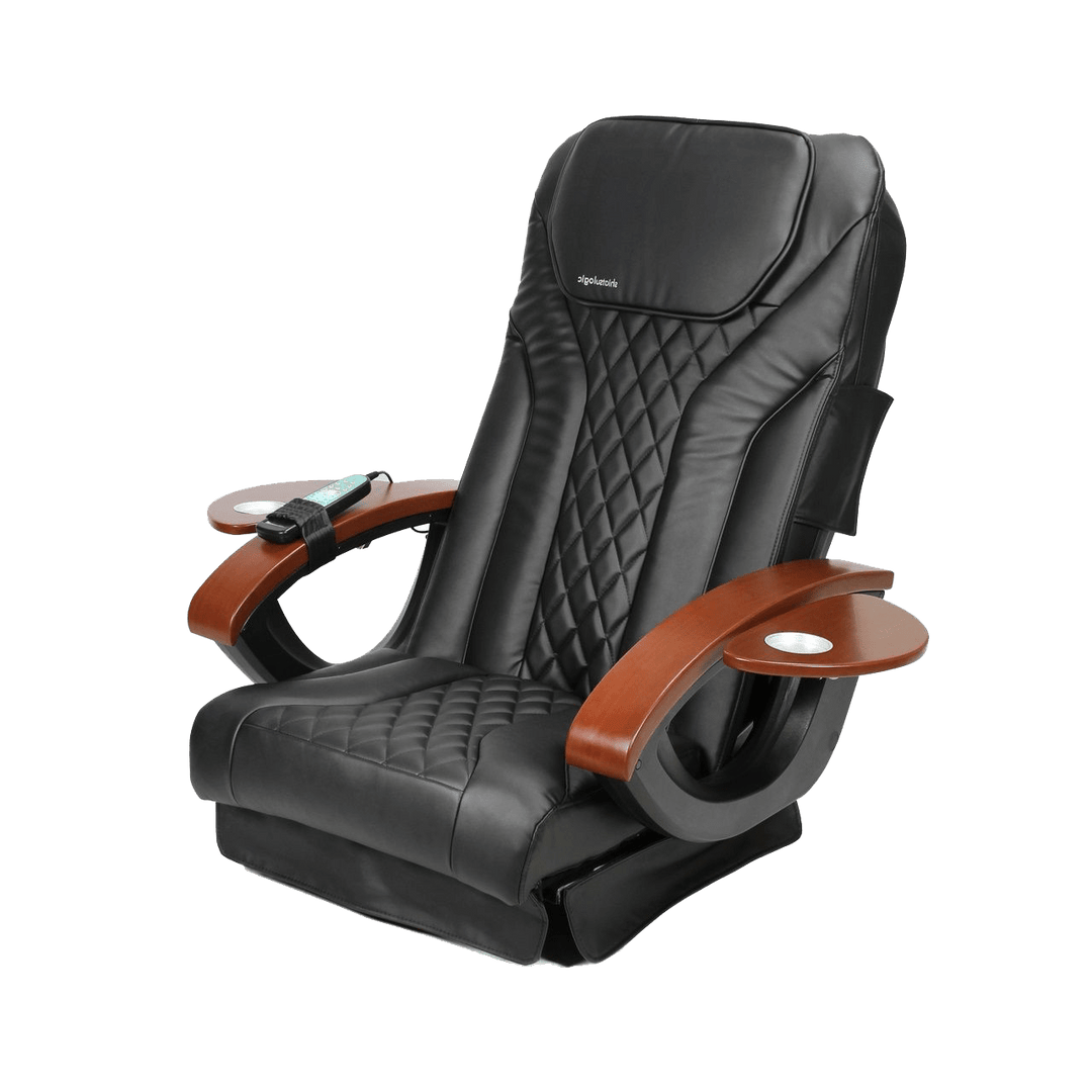 Mayakoba Shiatsulogic Pedicure Massage Chair Cushion Cover Set - EX (cover set only, w/o chair) Black EX KAN-TCHRCVR-20-V-BLK
