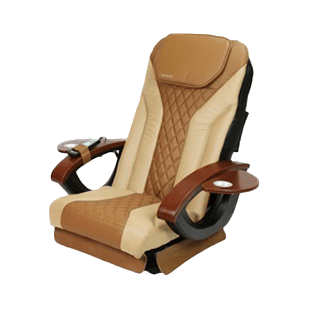 Mayakoba Shiatsulogic Pedicure Massage Chair Cushion Cover Set - EX (cover set only, w/o chair) Sand and Cappuccino EX KAN-TCHRCVR-20-V-SDCPO