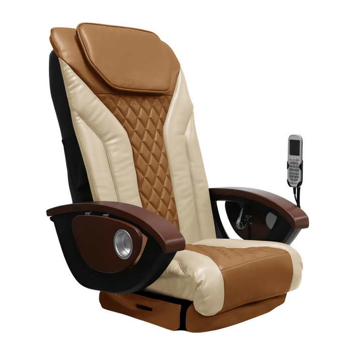 Mayakoba Shiatsulogic Pedicure Massage Chair Cushion Cover Set - EX-R (cover set only, w/o chair) Sand and Cappuccino EXR KAN-TCHRCVR-20-V-SDCPO