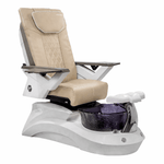 Mayakoba LOTUS II Shiatsulogic FX Pedicure Chair Light Khaki FX / White and Black Lotus II AYC-SPA-LOTUS-2-FX9653-839WHTBLK-53LKK