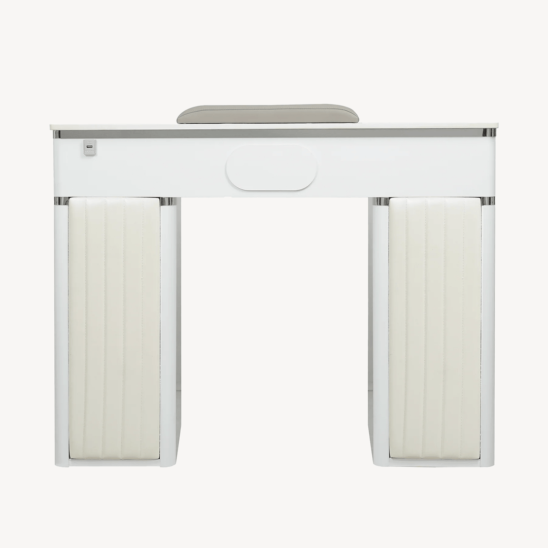 LUX SPA LUX 450 Single Manicure Nail Table Marble ( No Vacuum )