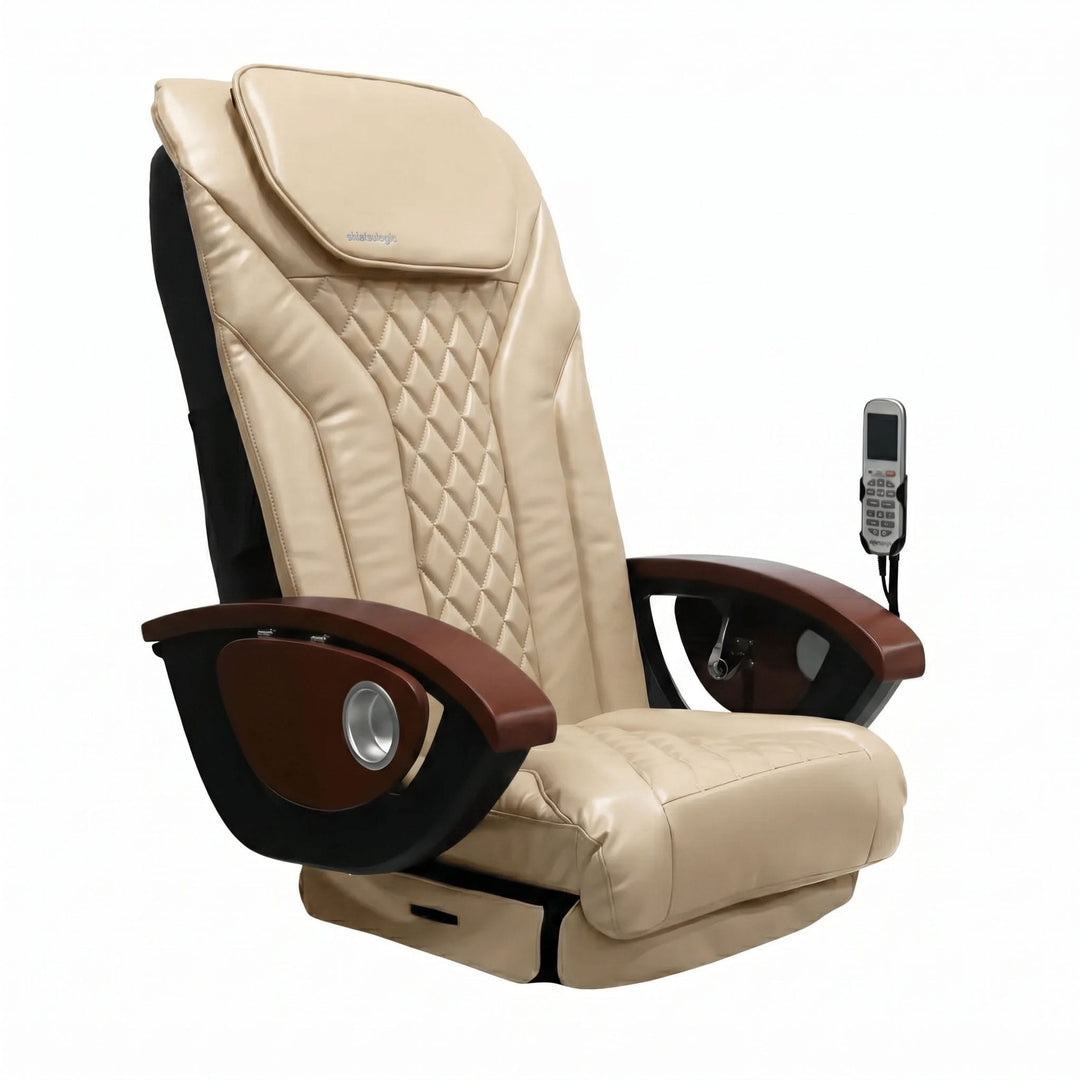 Mayakoba SHIATSULOGIC Pedicure Massage Chair Cushion Cover Set - EX-R (Cover Set Only, W/O Chair) British Khaki EXR KAN-TCHRCVR-20-V-LKK