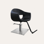 Keller International Luna Salon Chair Black / Stainless Square / Black +$19 DSP-KEL-APCHR-K1129-T-BLACK