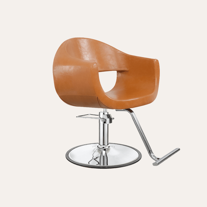 Keller International Luna Salon Chair Camel / G2 / Chrome DSP-KEL-APCHR-K1129-T-CAMEL