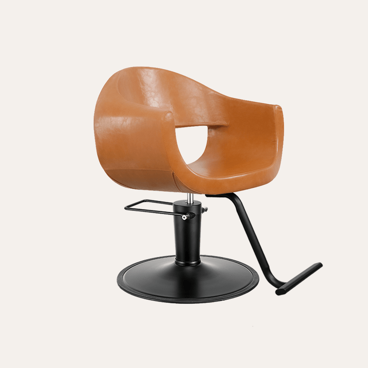 Keller International Luna Salon Chair Camel / Black / Black +$19 DSP-KEL-APCHR-K1129-T-CAMEL