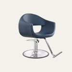 Keller International LUNA Salon Chair Slate Blue / G2 / Chrome DSP-KEL-APCHR-K1129-T-SLATEBLUE
